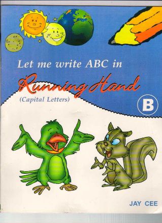 JayCee Let Me Write ABC in Running Hand Book B (Capital letters)